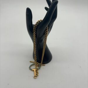 Jewelry Turquoise Half Snaffle Pendant Necklace